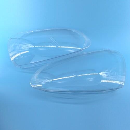 For VW Golf5 Mk5 Jetta 2005-2009 1 Pair Car Front Headlight Lampshade Protection Head Lamp Transparent Lens Shell Cover