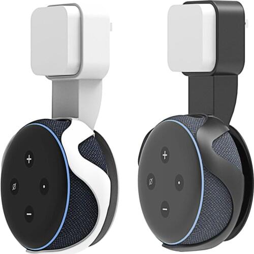 Gosear Fashion Outlet Wall Ceiling Mount Hanger Holder Stand Mounting Socket for Amazon Echo Dot 3 Smart Speaker
