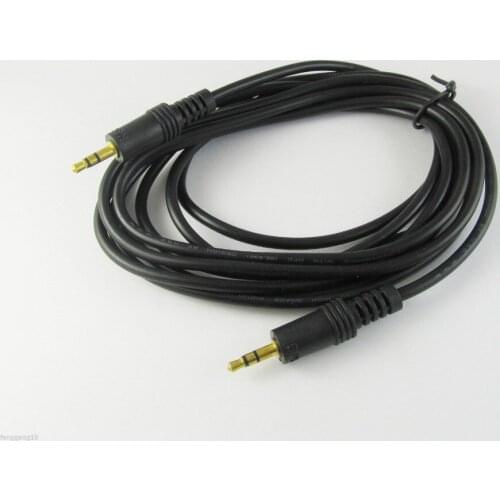 1pc 10ft 3m 3.5mm 1/8" Male to Male Stereo Audio Extension Cable Cord Speaker Gold