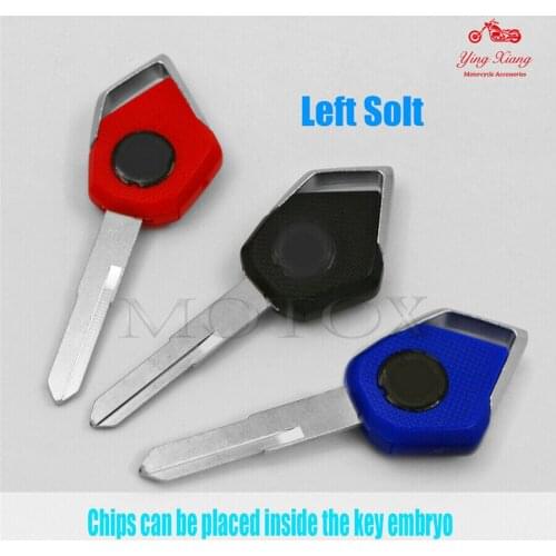 Left/Right Slot Blank Blade Motorcycle Uncut Key Fit For Kawasaki Ninja Z1000 H2 H2R ZX6R ZX10R ZZR400 Z750 Z800 Z1000 SX VERSYS