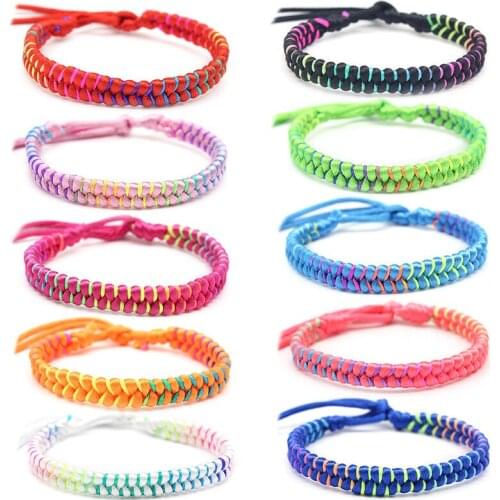 10pcs Infinity Braided kit Ribbon bracelet Friendship Bracelet Set friendly Love Couples Bracelet Fashion Jewelry