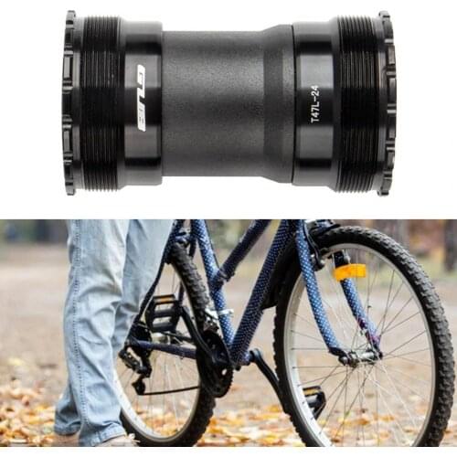 GUB T47L-24 Bicycle Bottom Bracket Black Sealed / Ceramic Diameter Crankset Bottom Bracket with Bearing Crankset Bicycle Parts