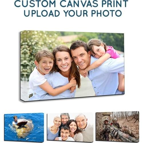 Easy Custom Canvas Prints With Your Photos Wall Art Pictures Digitally Printed Poster Great Gift for Living Room Home Decorative