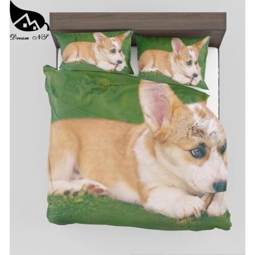 Dream NS Dog 3D effect prints Comfor Quilt Duvet Polyester cotton home textile products Super soft Breathable SMY55