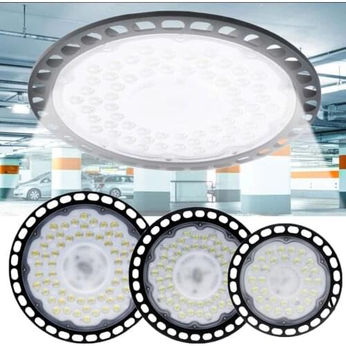 200W UFO LED High Bay Light IP54 Waterproof Warehouse LED Lights High Bay Lighting for Garage Factory Basement Parking Decor