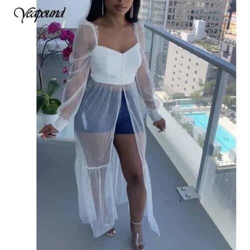 Ucatheall Women's Transparent Shirts