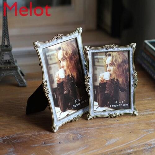 High-End Luxury Diamond Metal Photo Frame Wedding Photo Frame Family Portrait Gift Photo on the Table Gift Decoration