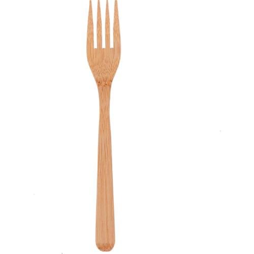 1Set Bamboo Travel Cutlery Set Fork Cutter Spoon Reusable Kitchen Tool