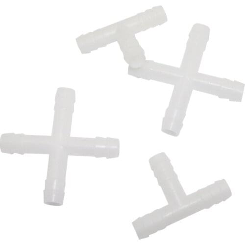 10 mm 3-Way, 4-Way Hose Splitters with Barb Garden Irrigation Water Splitter Agriculture tools Quick Coupling 20 Pcs