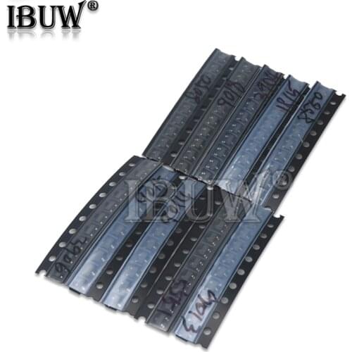 10kinds X10pcs=100pcs SOT-23 SMD transistor KIT S9013 S9014 S9015 S9018 MMBT3904 MMBT3906 SS8050 SS8550 2N5551 2SC1815
