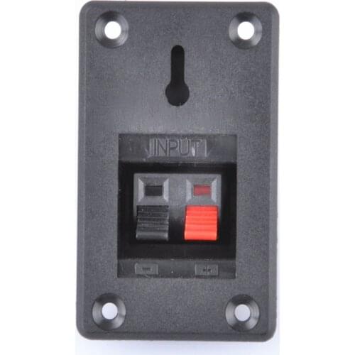 2pcs/lot New red and black two speaker clips Junction box connector Plastic box DIY accessories wall clamp