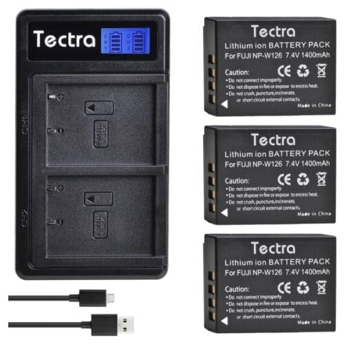 NP-W126S NP-W126 NPW126 NP W126S Battery+LCD Dual USB Charger for Fuji HS30EXR HS33EXR X-Pro1 X-T1 X PRO1 Digital Cameras