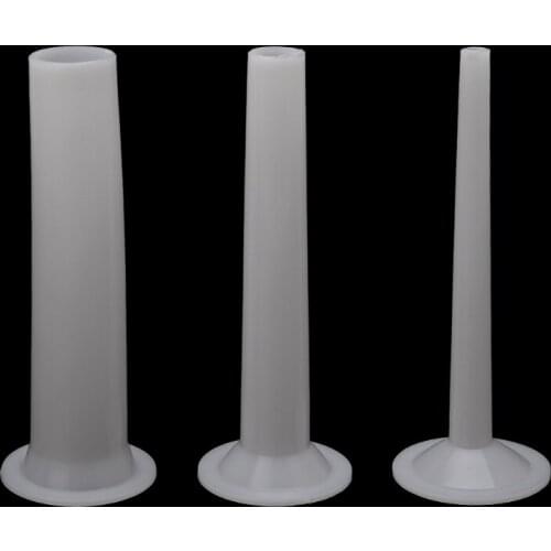 3Pcs Plastic Sausage Filling Stuffing Tube For Handmade Meat Grinder Stuffer 5# 85LA