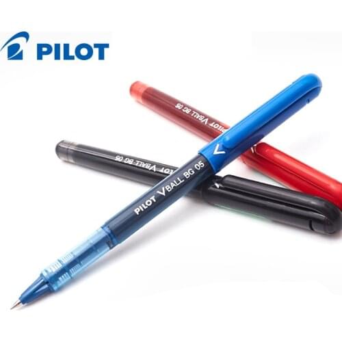 3pcs Japan PILOT gel pen Straight liquid ballpoint pen VBALL Water-based pen Bullet pen LVE-10EF 0.5mm