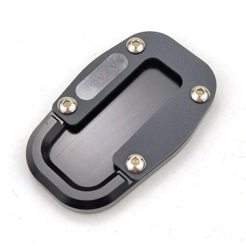 Motorcycle Parts CNC Kickstand Side Stand Plate Pad Enlarge Extension For DUCATI Monster 696 796 797 821 1200/S/DVT Multistrada