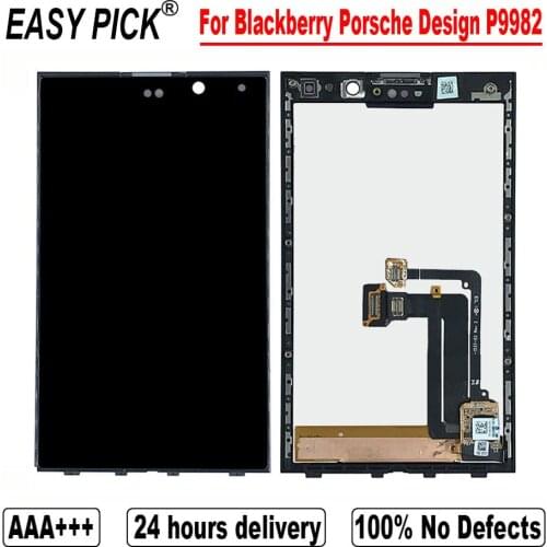 For Blackberry P'9982 P9982 9982 LTE STK100-2 STK100-1 LCD Display Touch Screen Digitizer Assembly For Blackberry Porsche Design