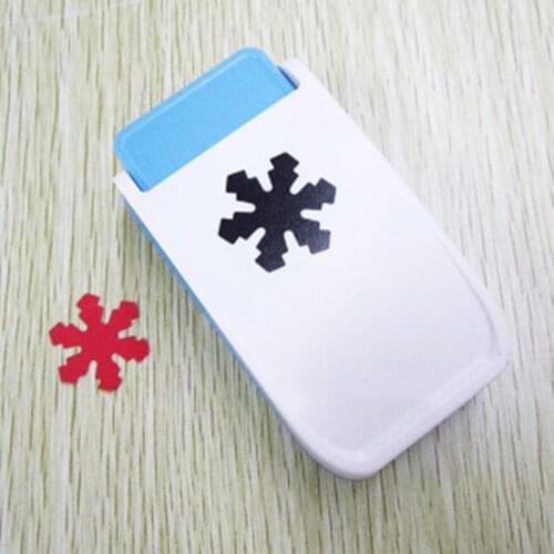 1 inch new snowflake shaped of large-scale punch perforadora de papel DIY Christmas snow eva foam craft hole puncher free ship