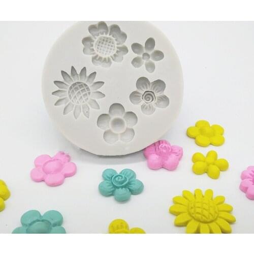 Small daisy flower fondant cake mold decoration tool chocolate candy mold, sugarcraft, kitchen tools