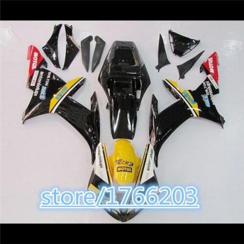 100%NEW Fit fairings for YZF R1 2002 2003 YZF R1 02 03 YZF1000 R1 YZF-R1 02-03 ABS fairing kits yellow black white BBF