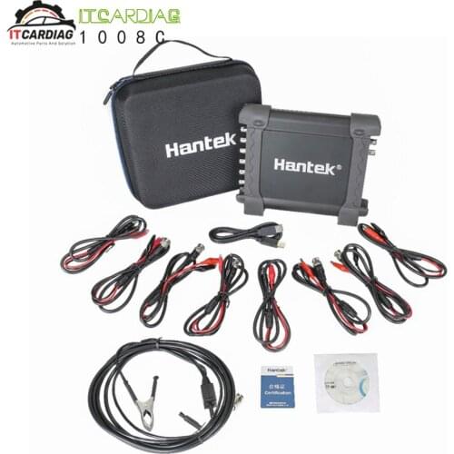 Hantek 1008C 8 Channels Programmable Generator Automotive Oscilloscope Digital Multimeter PC Storage Oscilloscopio USB portable