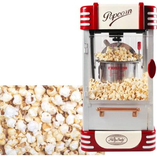 Professional Practical Domestic Nostalgia Electric Hot Air Popcorn Maker Mini Home Use Household Popcorn Machine
