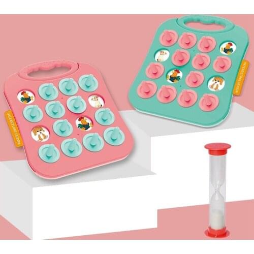 Early Learning Toys for Children 3D Puzzle Creative Sensory Toy Memory Match Picture Family Interaction Game Montessori Baby Toy