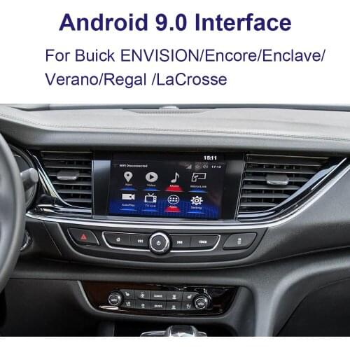Android system car GPS navigation Video interface for 2014- 2018Buick Regal/ ENVISION/Encore Multimedia Interface Google Maps