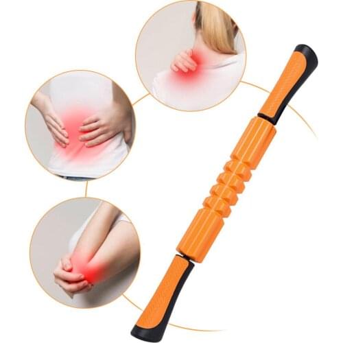 Spiky Yoga Massage Stick Point Stick Pilates Muscle Physical Therapy Relieve Massage Tool Fitness Equipment Yoga Roller