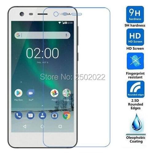 Glass For Nokia 2 Glass Screen Protector Tempered Glas For Nokia 2 Nokia2 Protective Film 2.5D 9H Phone Protect Case Guard Saver