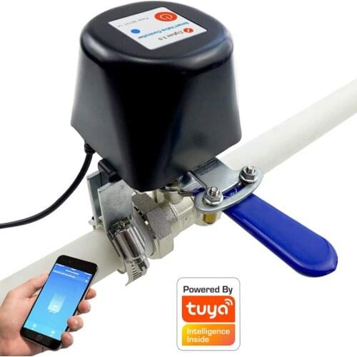 TUYA Valve Watering Timer Zigbee Electric Water Shutoff Controller Robot Automatically, SmartLife App Control, Work With Alexa