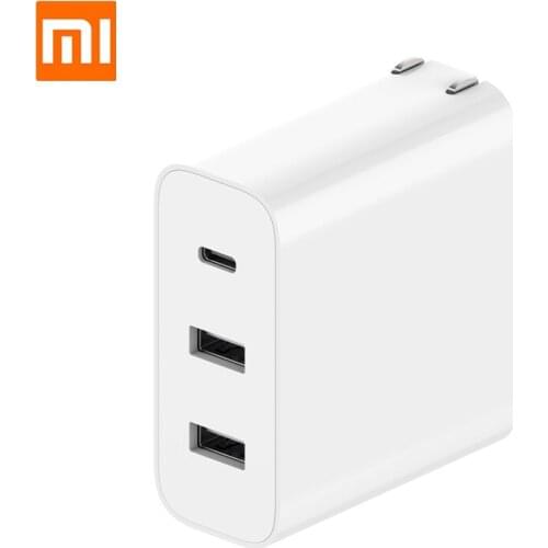 Xiaomi USB Smart Charger 65W 3 Port USB 2A1C For Android iOS Fast Charge Charging Mobile Computer Charger USB-c Interface