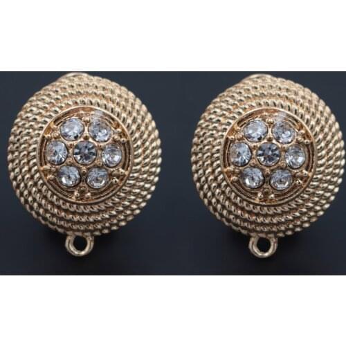 Women Statement Metal Earrings Connectors Circle Charms Base Findings DIY Chile Drop Dangle Tassel Earrings Jewelry Making