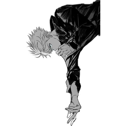 Jujutsu Kaisen Anime Car Stickers and Decals Window Door Bumper Motorcycle Laptop Windshield Decoration 13cm X 7.7cm