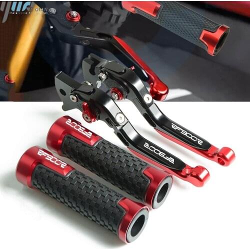 CNC Aluminum Motorcycle Accessories Adjustable Brake Clutch Levers Handlebar Hand Grips For Suzuki RF900R 1994-1997 1995 1996