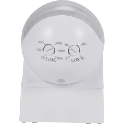 Ac110V-240V 180 Degree Outdoor Ip44 Security Pir Infrared Motion Sensor Switch Detector Movement Switch Max 30M