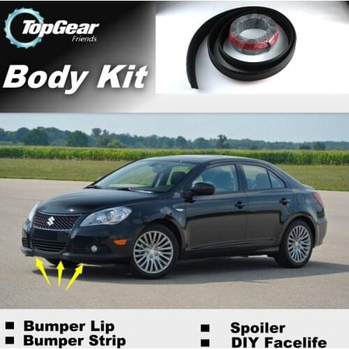 Bumper Lip Lips For Suzuki Fun / Top Gear Shop Spoiler For Car Tuning / TOPGEAR Recommend Body Kit + Strip