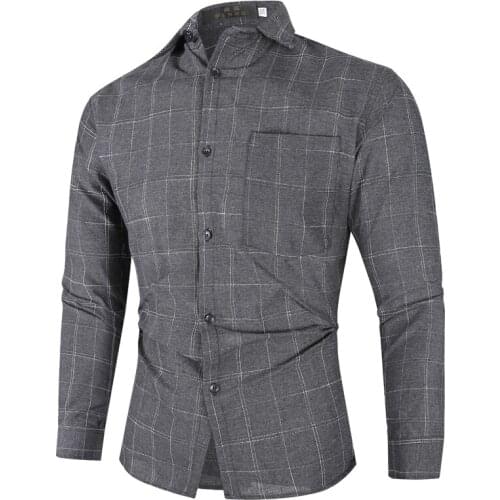 Мужские клечатые рубашки HCXY China At AliExpress