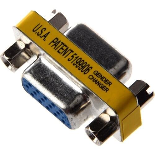 HD15 (VGA) Female / HD15 (VGA) Female, VGA Mini Gender Changer (For PC)