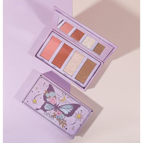 IMAGIC Contour Face Powder Multifunctional Natural Matte Highlighter Powder Makeup Eyeshadow Concealer Bronzer Cosmetics Pretty