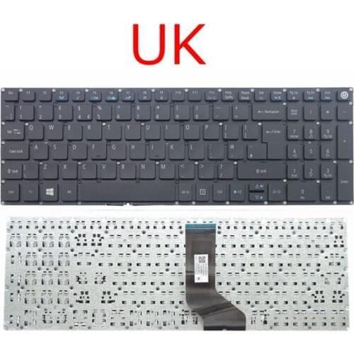 GZEELE UK GB Keyboard for Acer aspire E5-522 E5-532 E5-573 E5-722 E5-575 E5-523 E5-552 V5-591G