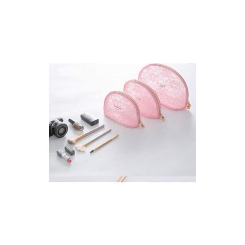 Fashion Lace portable mini cute wash bag travel storage bag free shipping