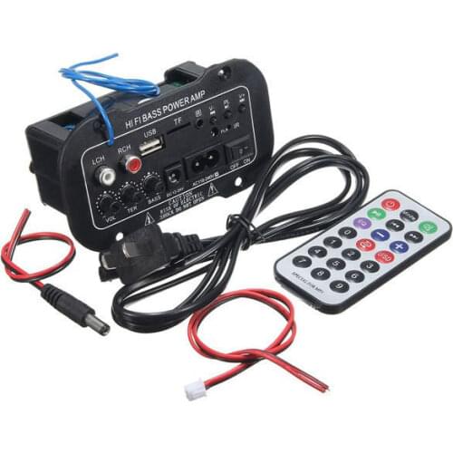 Mono Digital Amplifier Board 220V Car bluetooth HiFi Bass AMP