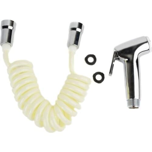 Handheld Portable Diaper Bidet Toilet Shattaf Sprayer Bathroom Toilet Bidet Shower Head Nozzle with Telephone Shower Hose Mayitr