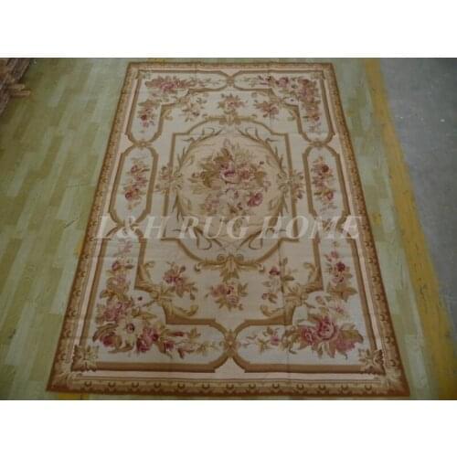 Free Shipping 6'x9' Handmade Rug Woolen handmade carpet needlepoint area carpet hand knotted rug for home decoration