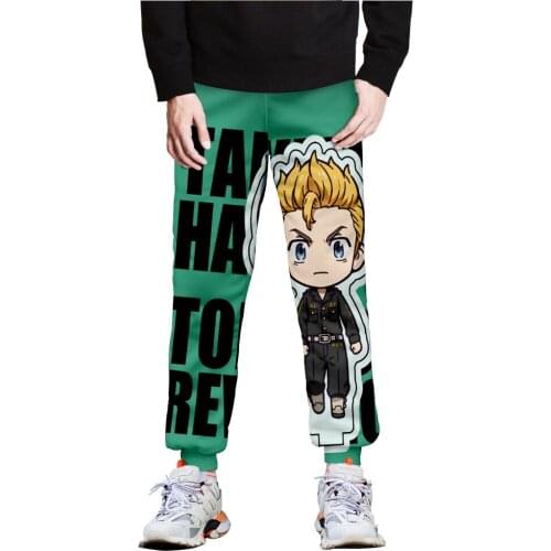 New Printing 3D Anime Tokyo Revengers Boys Girls Sweatpants Men Women Autumn Winter Pants Suitable Kids Trousers