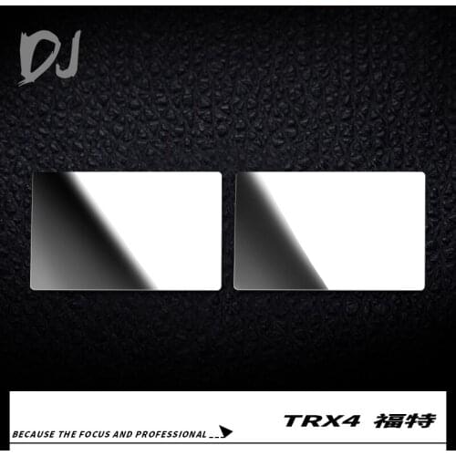 Traxxas TRX4 Ford Metal Stainless Steel Rearview Mirror Highlight Reflective Lens