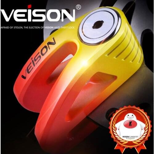 VEISON Motorcycle Lock Bike Quad Lock Motorbike Scooter Bicycle Lock Anti-theft Disc Brake Moto Padlock Motorcycle Accessories