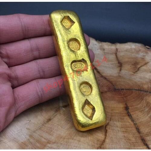 Xianfengnian, barefoot gold, gold ingot, exquisite handicraft, collection