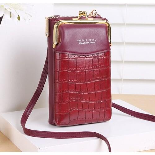 NEW Fashion Stone Pattern Crossbody Bag Womens Summer PU Leather Luxury Samll Phone Pocket Ladies Purse Shoulder Bags Handbags