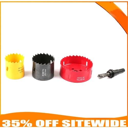 16-100mm Cutter Carpentry Tools Cutting Metal Plastic Iron Hand Tools Hole Saws 1PC M42 Bi-Metal Drill Bit Woodworking